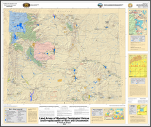 Land Areas of Wyoming Designated Unique and Irreplaceable or Rare and Uncommon (2009)