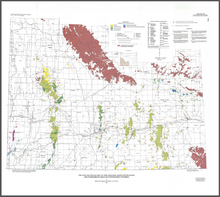 Oil and Gas Fields Map of the Greater Green River Basin and Overthrust Belt, Southwestern Wyoming (1991)