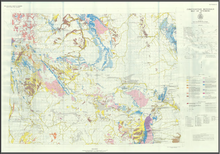 Construction Materials Map of Wyoming (1986)