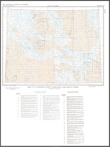 Index to U.S. Geological Survey Water Supply Paper Maps in Wyoming (1983)
