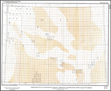 Index Map to U.S. Geological Survey Quadrangle Maps (GQ) in Wyoming (1984)
