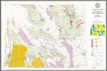 Energy Resources Map of Wyoming (1972)