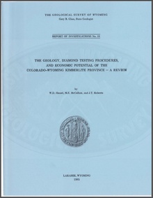 Geology, Diamond Testing Procedures, and Economic Potential of the Colorado Wyoming Kimberlite Province: A Review (1985)