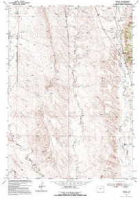 7.5' Topo Map of the Owens, WY Quadrangle