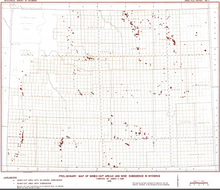 Preliminary Map of Mined Out Areas and Mine Subsidence in Wyoming (1986)