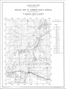 Geologic Map of Niobrara County, Wyoming (1936)