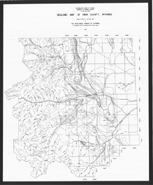 Geologic Map of Park County, Wyoming (1937)