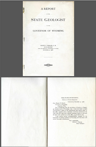 Report by the State Geologist to the Governor of Wyoming (1906)