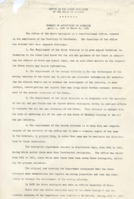Summary of Activities of Biennium (1931)