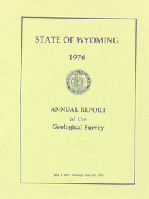 Annual Report of the Geological Survey of Wyoming (1976)