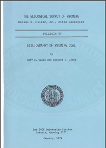 Bibliography of Wyoming Coal (1974)
