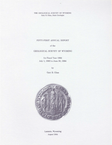 Fifty-First Annual Report of the Geological Survey of Wyoming (1984)