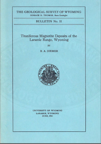 Titaniferous Magnetite Deposits of the Laramie Range, Wyoming (1941)