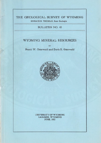 Wyoming Mineral Resources (1952)