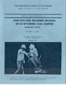 Analyses and Measured Sections of 54 Wyoming Coal Samples (Collected in 1974) (1975)