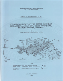 Economic Geology of the Copper Mountain Supracrustal Belt, Owl Creek Mountains, Fremont County, Wyoming (1985)