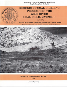 Results of Coal Drilling Projects in the Wind River Coal Field, Wyoming (1990)