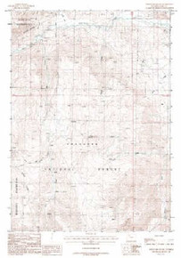 7.5' Topo Map of the Phelps Mountain, WY Quadrangle