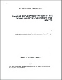 Diamond Exploration Targets in the Wyoming Craton, Western United States (1997)