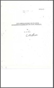 Preliminary Report on Feldspar Occurrence on Twin Buttes Corp. Property (1970)