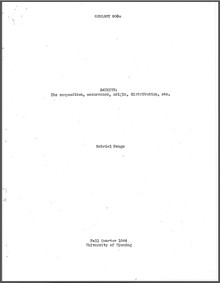 Bauxite: Its Composition, Occurrence, Origin, Distribution, etc. (1944)