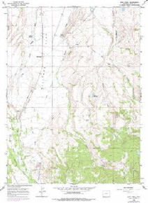 7.5' Topo Map of the Pine Knoll, WY Quadrangle
