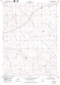 7.5' Topo Map of the Pine Tree, WY Quadrangle