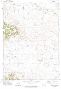 7.5' Topo Map of the Piney Canyon NE, WY Quadrangle