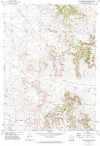 7.5' Topo Map of the Piney Canyon NW, WY Quadrangle