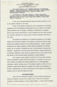 Supplemental Report on the Supremacy of Southwestern Wyoming as a Site for Large-Scale Chemical Operations (1930)