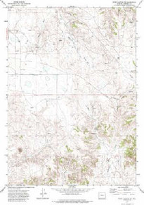 7.5' Topo Map of the Piney Canyon SW, WY Quadrangle
