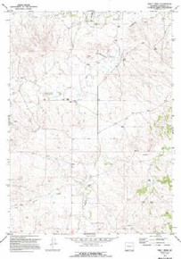 7.5' Topo Map of the Piney Creek, WY Quadrangle