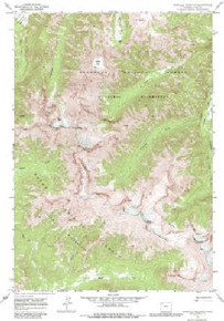 7.5' Topo Map of the Pinnacle Mountain, WY Quadrangle