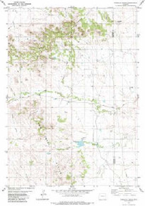 7.5' Topo Map of the Pinnacle Rocks, WY Quadrangle