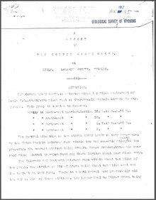 A Report on the Kopper Krown Group at Hecla, Laramie County, Wyoming (1907)