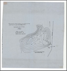 Topography of the Bottom of a Portion of the East End of Lake Hattie Reservoir (1934)