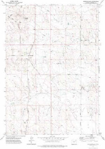 7.5' Topo Map of the Pleasantdale, WY Quadrangle