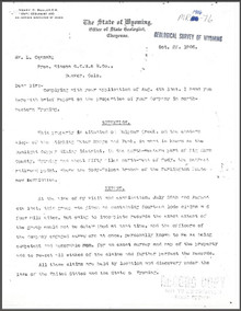 A Brief Report on the Winona Group, Sunlight Copper Mining District, Big Horn County, Wyoming (1906)