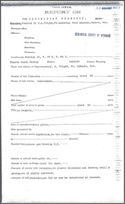 Report on the Jehosephat Prospect, Platte Canon Mining District, Laramie County, Wyoming (1902)