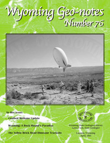 Wyoming Geo-Notes—Number 76 (2003)