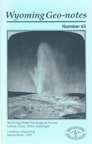 Wyoming Geo-Notes—Number 63 (1999)