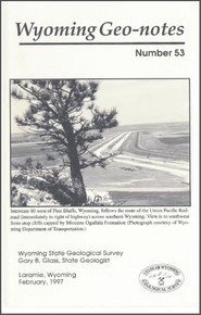 Wyoming Geo-Notes—Number 53 (1997)