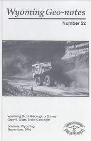 Wyoming Geo-Notes—Number 52 (1996)