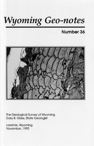 Wyoming Geo-Notes—Number 36 (1992)