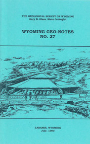 Wyoming Geo-Notes—Number 27 (1990)