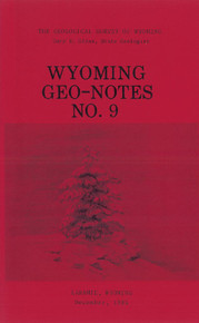 Wyoming Geo-Notes—Number 9 (1985)