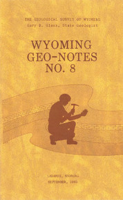 Wyoming Geo-Notes—Number 8 (1985)