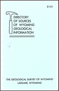 Directory of Sources of Wyoming Geological Information (1973)