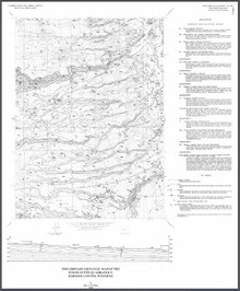 Preliminary Geologic Map of the Poker Butte Quadrangle, Johnson County, Wyoming (1998)