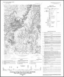Preliminary Geologic Map of the Guernsey Quadrangle, Platte and Goshen Counties, Wyoming (1997)